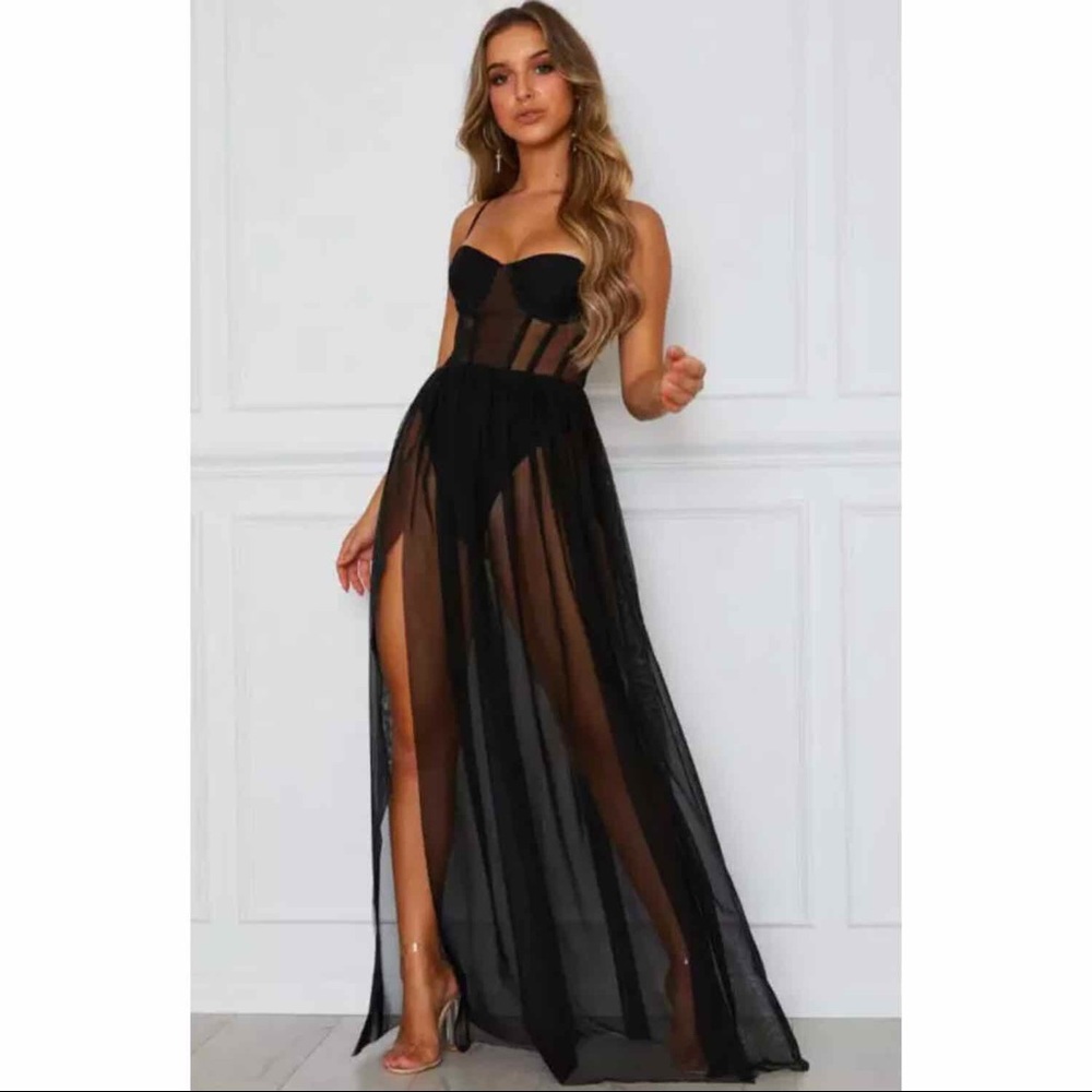 New! HOST PICK! Gorgeous bohemian sheer dress - Picture 4 of 8